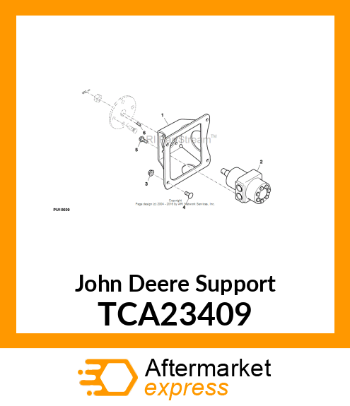 SUPPORT, WHEEL MOTOR WELDMENT 600R TCA23409