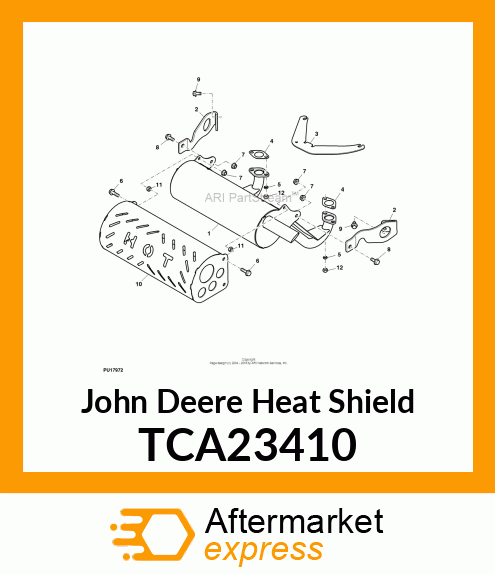 HEAT SHIELD, FS AND FX KAW TCA23410