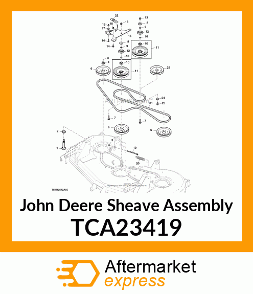 SHEAVE, 72CSD MCS, EXPORT TCA23419