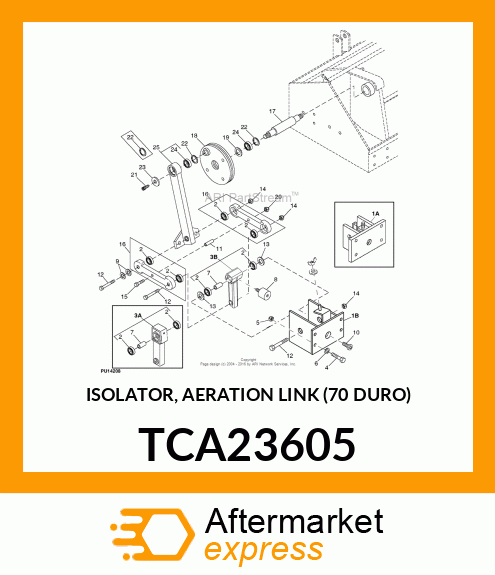 ISOLATOR, AERATION LINK (70 DURO) TCA23605