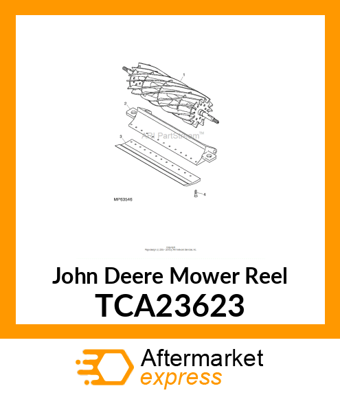 MOWER REEL TCA23623