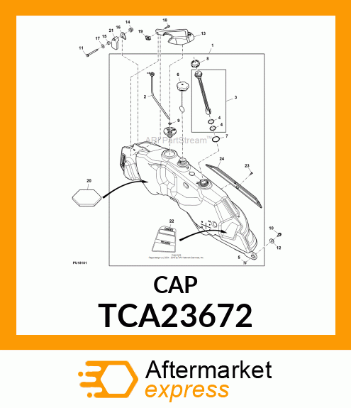 FILLER CAP TCA23672