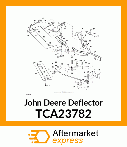 DEFLECTOR, 52" MULCH ON DEMAND FRON TCA23782