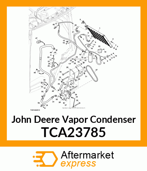 CONDENSOR W/BRACKETS TCA23785