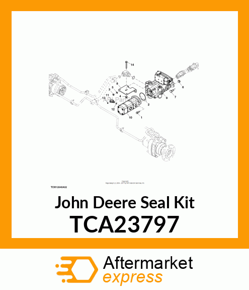 SEAL KIT, GEAR PUMP TCA23797