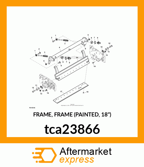 FRAME, FRAME (PAINTED, 18") tca23866