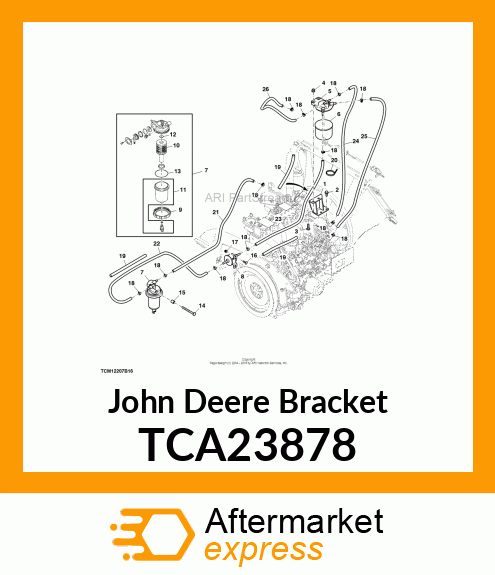 BRACKET, FUEL FILTER TCA23878