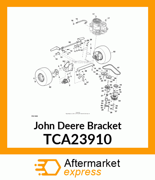 WHEEL MOTOR BRKT WLDT TCA23910