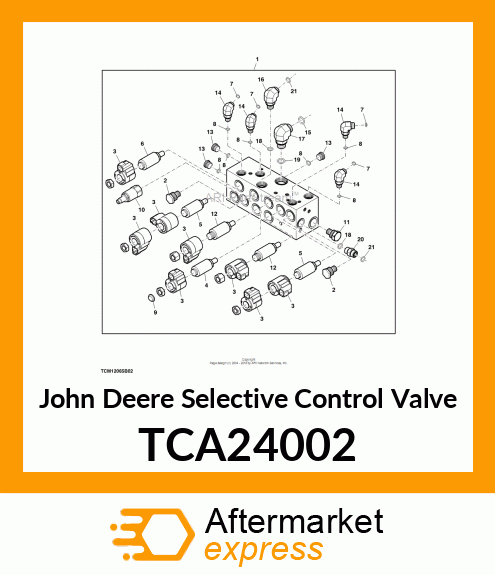 LIFT AND SHIFT VALVE, 7400 TCA24002