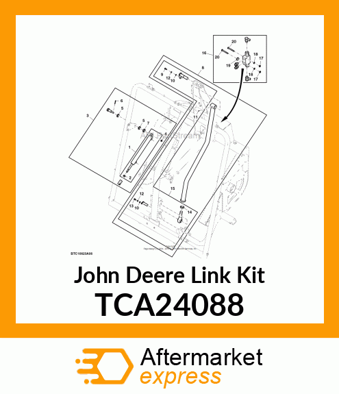 LINK, UPPER MOUNTING KIT TCA24088