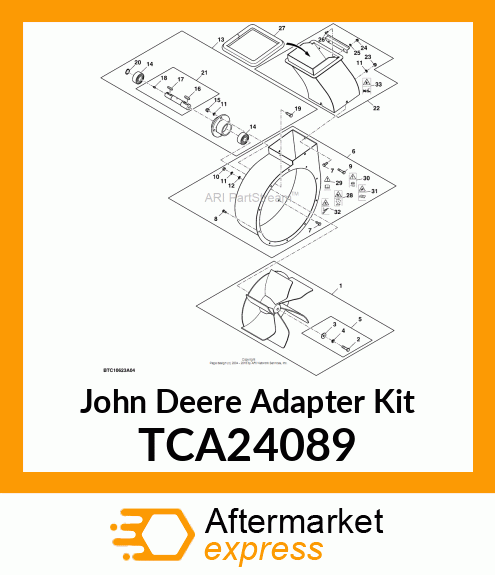 ADAPTER, THROW IN TCA24089