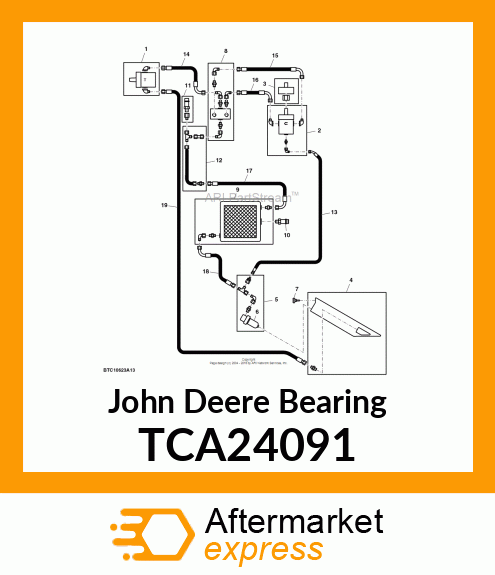 BEARING, HYDRAULIC MOTOR OUTBOARD TCA24091