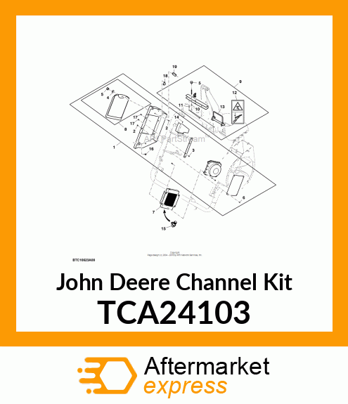 BRACKET, HOPPER HOLD DOWN TCA24103