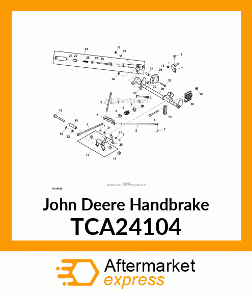 ASSEMBLY, HAND BRAKE ARM TCA24104