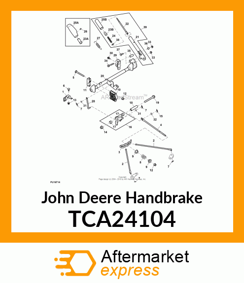 ASSEMBLY, HAND BRAKE ARM TCA24104