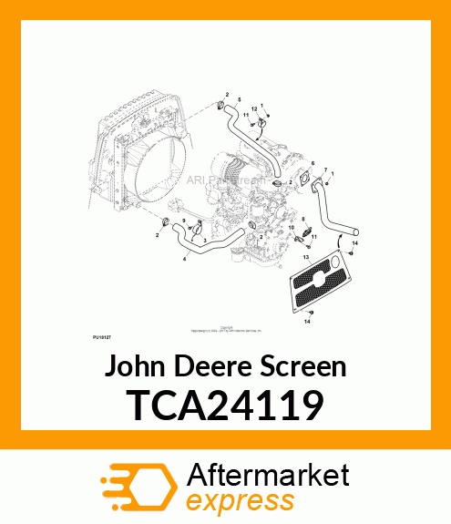 SCREEN, REAR TCA24119