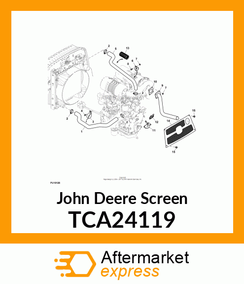 SCREEN, REAR TCA24119