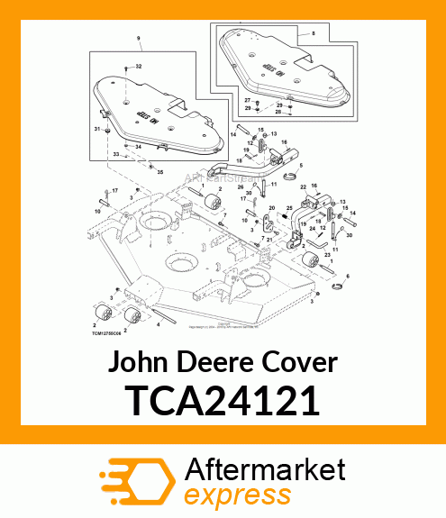 COVER, 62RD DECK, FM (EXPORT) TCA24121