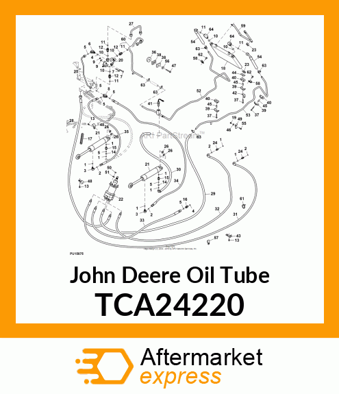 LINE, HYDRAULIC TUBE TCA24220