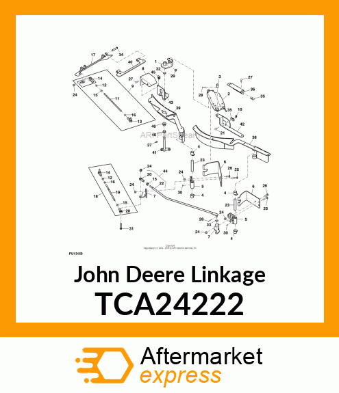 LINKAGE, GATE CONTROL TCA24222