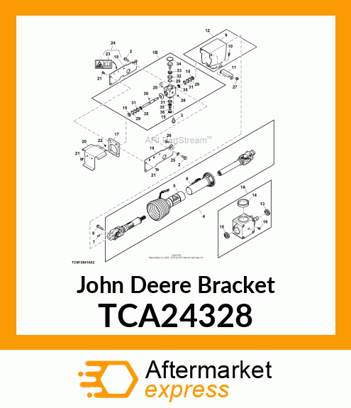 BRACKET, MCS PUMP MOUNT, 60SD SRVC TCA24328