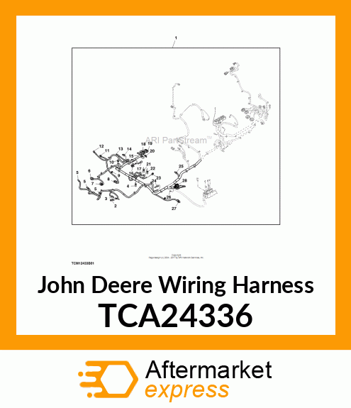 MAIN HARNESS, LWFM, FT4, 4 CYLINDER TCA24336