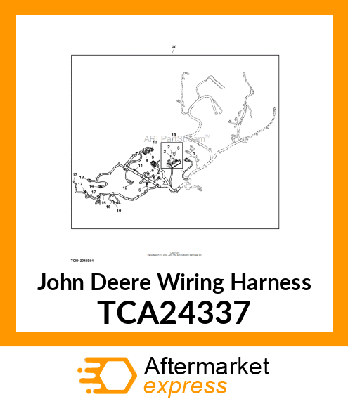 MAIN HARNESS, ULWFM, NON TCA24337