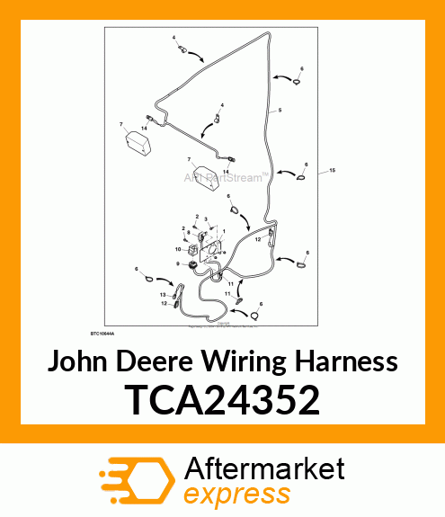 WIRING HARNESS, WORK LIGHTS TCA24352