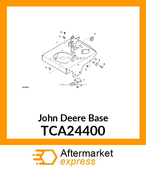 BASE, ENGINE MOUNT ASSEMBLY 600M TCA24400