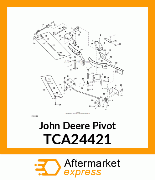 PIVOT, MOD ACTUATOR WELDMENT TCA24421