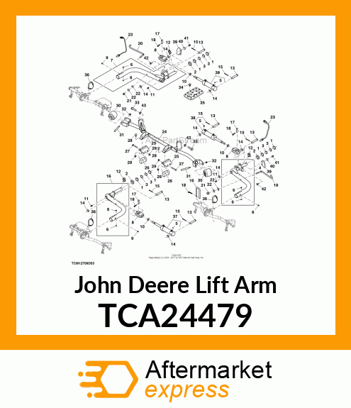 LIFT ARM, FRONT LH WING TCA24479