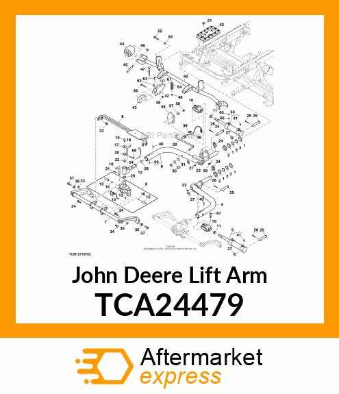 LIFT ARM, FRONT LH WING TCA24479