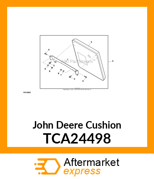 CUSHION, THIGH REST ASSEMBLY 600M TCA24498