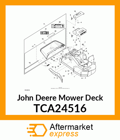 MOWER DECK TCA24516