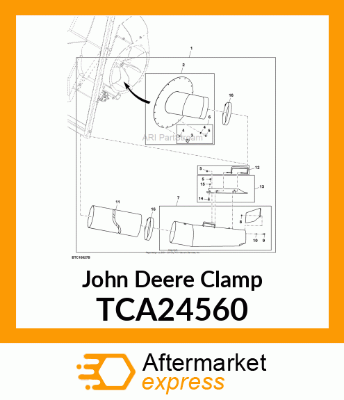 CLAMP, HOSE, DIA 220MM TCA24560