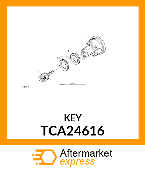 KEY, IGNITION TCA24616