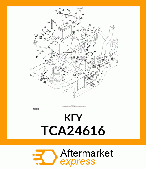 KEY, IGNITION TCA24616