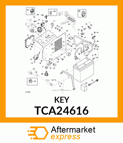 KEY, IGNITION TCA24616