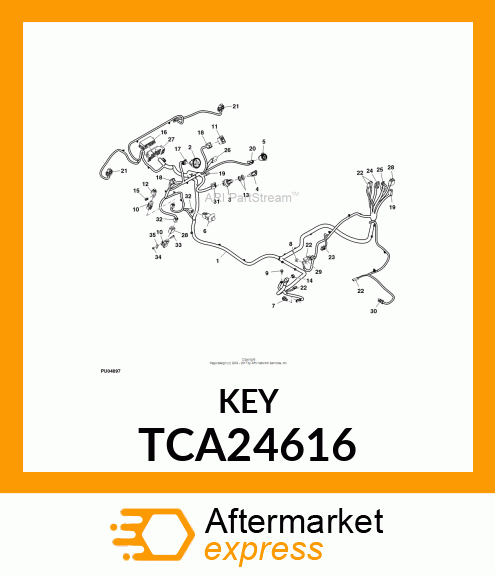 KEY, IGNITION TCA24616