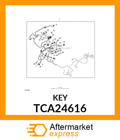 KEY, IGNITION TCA24616