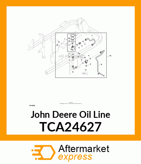 LINE HYD, WEIGHT TRANSFER VALVE TCA24627