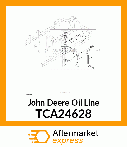 LINE HYD, WEIGHT TRANSFER VALVE TCA24628