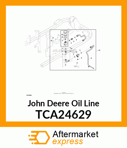 LINE HYD, WEIGHT TRANSFER VALVE TCA24629