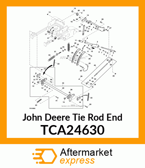 ROD END, 1/2 TCA24630