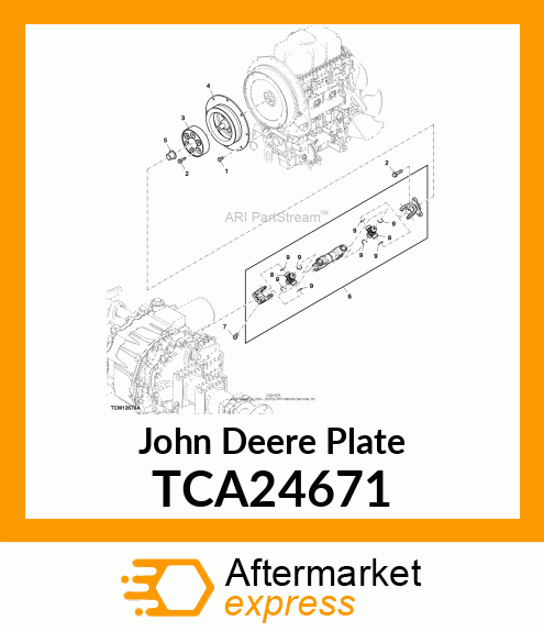 PLATE, WELDED FLYWHEEL, CAB TCA24671