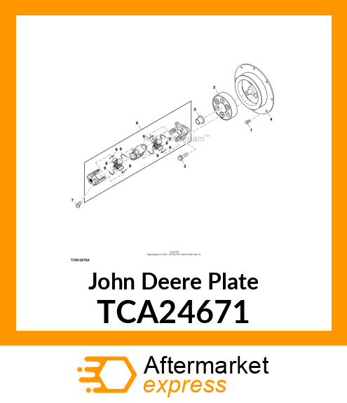 PLATE, WELDED FLYWHEEL, CAB TCA24671