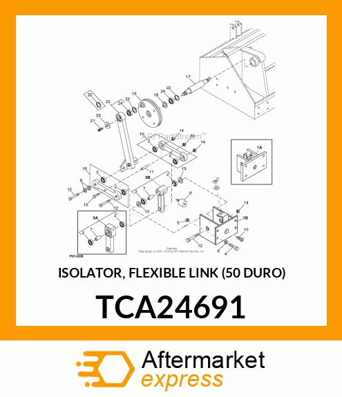 ISOLATOR, FLEXIBLE LINK (50 DURO) TCA24691