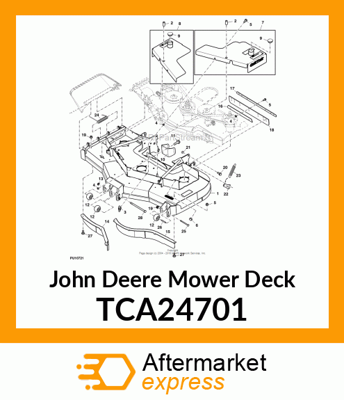 MOWER DECK TCA24701