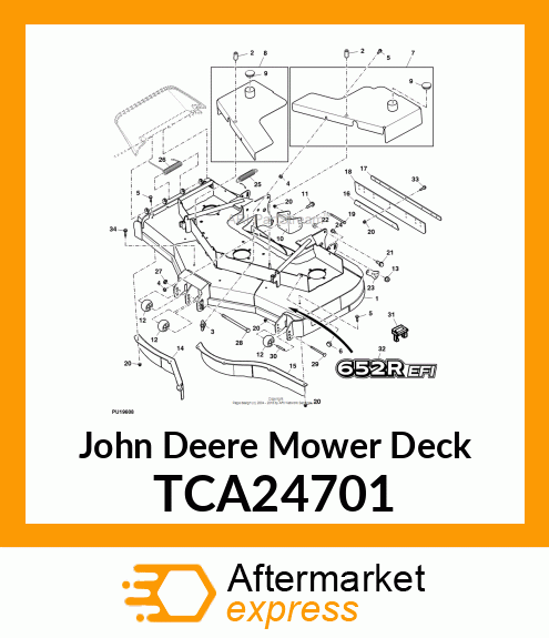 MOWER DECK TCA24701