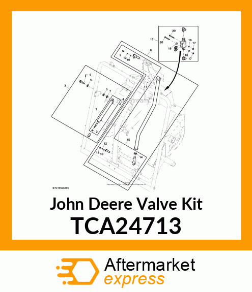 KIT, CHECK VALVE, HOPPER LID TCA24713